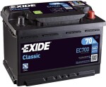 battery Exide Classic 70Ah640A 278x175x190 -+ EC700