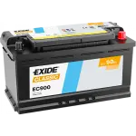 battery Exide Classic 90Ah 720A 353x175x190 -+ EC900