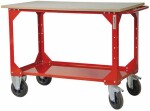 work table 1240x700mm. with wheels. 1000kg equipgarage