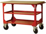 work table 1240x700mm. with wheels. 1000kg. vaheriiuliga equipgarage