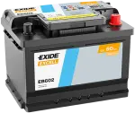EXIDE Starter Battery EXCELL ** 12V 60Ah 540A EB602