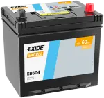 EXIDE Starter Battery EXCELL ** 12V 60Ah 480A EB604