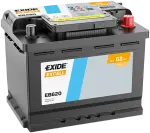 EXIDE Starter Battery EXCELL ** 12V 62Ah 540A EB620