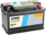 EXIDE Starter Battery EXCELL ** 12V 71Ah 670A EB712