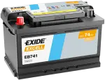 EXIDE Starter Battery EXCELL ** 12V 74Ah 680A EB741