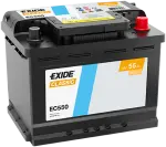EXIDE Starter Battery CLASSIC * 12V 55Ah 460A EC550