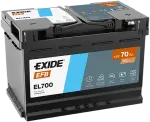 EXIDE Starter Battery EFB 12V 70Ah 760A EL700