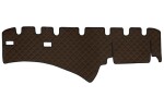 matt dashboard brown, EKO-leather, ECO-leather SCANIA L,P,G,R,S, P,G,R,T 03.04-