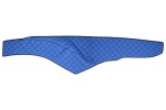 matt dashboard (cabin wide 250cm) blue, EKO-leather, ECO-leather MERCEDES ACTROS MP4 / MP5 07.11-