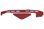 matt dashboard (Liikumisanduri . pole hole) red, EKO-leather, ECO-leather RVI T 01.13-