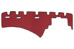 matt dashboard (cabin STREAMLINE) red, EKO-leather, ECO-leather RVI T 01.13-