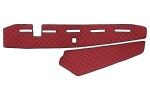 matt dashboard (hole liikumisandurile) red, EKO-leather, ECO-leather VOLVO FH 16 II 03.14-
