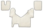 floor mat floor F-CORE IVECO, entire põrand, ECO-leather, number pc. set of. 3 pc (material - eco-leather, paint - šampanja, automatic transmission) IVECO STRALIS 01.13-