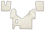 floor mat floor F-CORE IVECO, entire põrand, ECO-leather, number pc. set of. 3 pc (material - eco-leather, paint - šampanja, manual transmission) IVECO STRALIS 01.13-