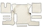 floor mat floor F-CORE, entire põrand, ECO-leather, number pc. set of. 7 pc (material - eco-leather, paint - šampanja, one drawer, manual transmission)