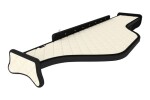 shelf interior (long; ülaosas additional drawer; panel LED - light white, long, paint: šampanja, series: ELEGANCE) DAF XF 105 10.05-