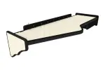 shelf interior (long, ülaosas additional drawer, panel LED - light white, long, paint: šampanja, series: ELEGANCE) SCANIA L,P,G,R,S, P,G,R,T 01.10-