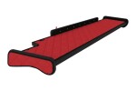 shelf interior (long, ülaosas additional drawer, panel LED - light white, long, paint: red, series: ELEGANCE) MAN TGX 06.06-