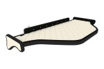 shelf interior (panel LED - light white, average, average, paint: šampanja, series: ELEGANCE) DAF XF 106 06.15-