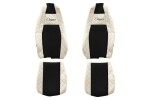Seat cover seat Elegance (šampanja, material eko-leather, series ELEGANCE, integrated zagłowek kaasreisija; integrated headrest driver) SCANIA L,P,G,R,S 09.16-