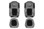 Seat cover seat (grey, material eko-leather/velour, series ELEGANCE) FORD F-MAX 11.18-