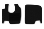 floor mat floor F-CORE MERCEDES, autojuht + kaasreisija, VELOUR, number pc. set of. 2pc (material - velour, paint - grey) MERCEDES ATEGO, ATEGO 2, ATEGO 3, AXOR 01.98-