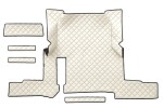 floor mat floor F-CORE, in the middle tunnelini, ECO-leather, number pc. set of. 5 pc (material - eco-leather, paint - šampanja, automatic transmission, one drawer)