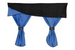 FC05, truck curtains ,sunshades - Elegance (7in1), DAF XF 105 & 95 - SPACE CAB. blue