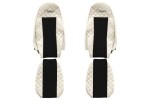 Seat cover seat ( series Elegance, two belt ., on handle olev sälk and backrest vabastav lever, paint šampanja) VOLVO FH 09.01-01.12