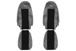 Seat cover seat ( series Elegance, two belt ., on handle olev sälk and backrest vabastav lever, paint grey) VOLVO FH 09.01-01.12