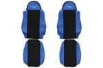 FX05, Seat cover seat - Elegance, MAN TGA TGL TGM blue