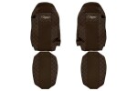 FX06, Seat cover seat - Elegance, MAN TGX brown