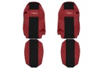FX06, Seat cover seat - Elegance, MAN TGX red