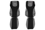 FX07, Seat cover seat - Elegance, DAF XF 105 EURO 6 ( . starting from 2013) grey