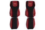 FX07, Seat cover seat - Elegance, DAF XF 105 EURO 6 ( . starting from 2013) red