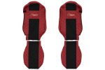 Seat cover seat ( version Elegance, paint red) MERCEDES ACTROS MP 4 07.11-