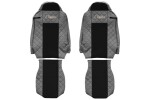 Seat cover seat Elegance ( grey, HI-WAY) IVECO STRALIS 02.02-