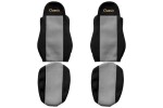 PS01, Seat cover seat - Classic, DAF XF 95 XF 105 CF LF ( . up to 2012) grey