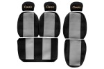 PS03, Seat cover seat (1+2) - Classic, MAN L 2000 (1+2) grey
