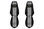 PS16, Seat cover seat - Classic, SCANIA series R & G & P ( integrated peatoed) grey