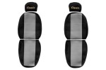 PS26, Seat cover seat - Classic, MAN F 2000 L 2000 - 1 belt grey