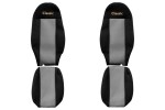 PS27, Seat cover seat - Classic, VOLVO FH 12 FH 16 ( . starting from 2010) grey