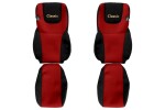 PS29, Seat cover seat - Classic, DAF XF 105 EURO 6 ( . starting from 2013) red