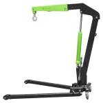 engine crane 1000kg (max 1.25t) lifting range 70-2160mm. Foldable jbm