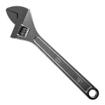 Adjustable wrench 18"/450mm max grip 53mm jbm