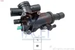 FACET Thermostat,  coolant Made in Italy - OE Equivalent 7.8748