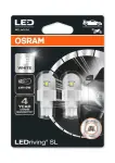 12V LED W16W 6000K 2W W2.1X9.5D 2pc