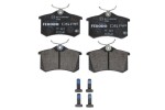 FERODO FCP541H / high performance brake pads ds 2500 without homologation, rear, fits: audi 80 b4, a4 ​​b6, a4 b7, a6 c5, allroad c5, citroen berlingo, berlingo multispace 1.0-electric 08.80-