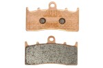 FERODO FDB2124ST / brake pads front, intended for use: road, material: sinter-steel, 46.2x81.7x9mm fits: bmw k, r 1200/1300 2004-2016