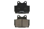 FERODO FDB386EF / brake pads lower/rear, intended for use: motorcycles/scooters, material: eco friction-ef, 56x66x8.8mm fits: yamaha fzr, fzs, rd, srx, tdr, xj 250-600 1985-2003